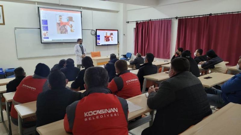 Kocasinan Belediyesi’nden veterinerlik personeline sertifikalı eğitim
