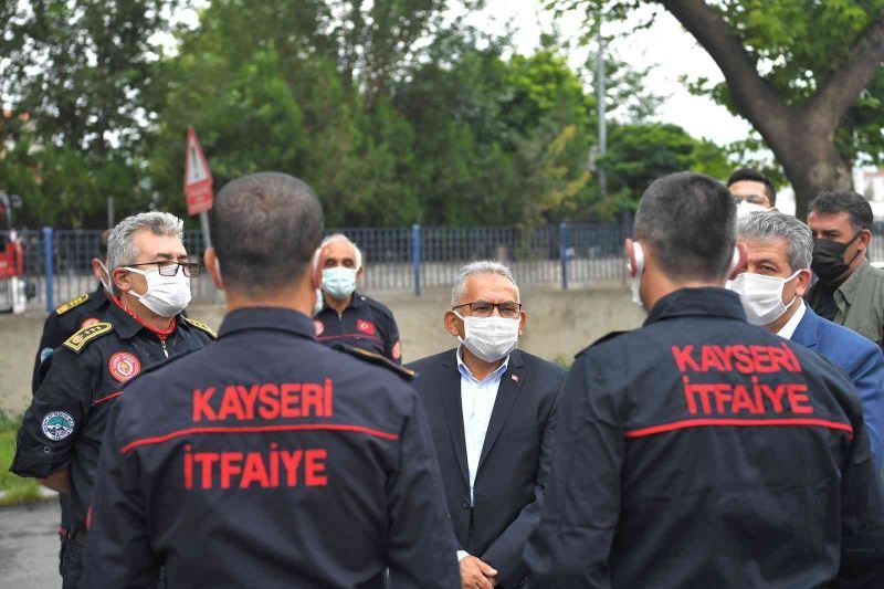 Kayseri itfaiyesine dünya standartlarında ekipman desteği
