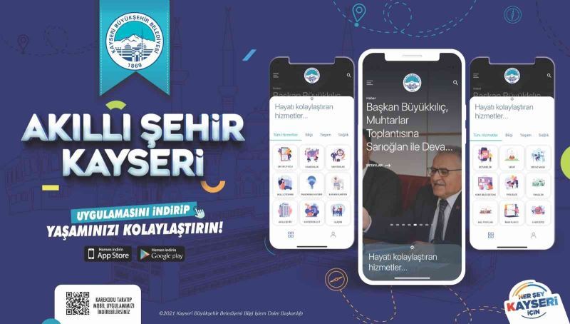 Büyükşehir, Kayseri turizmini akıllı şehircilikle destekliyor
