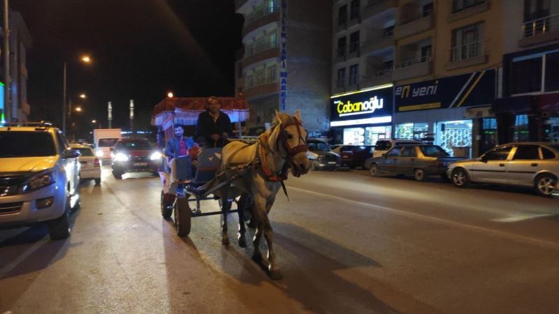 Develi’de fayton turları yeniden başladı
