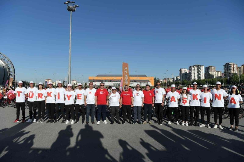 Başkan Büyükkılıç, ’Türkiye aşkına’ pedalladı
