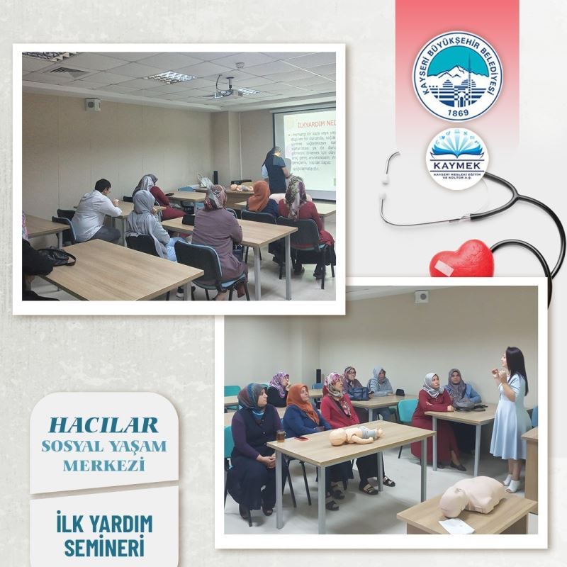 KAYMEK’ten ilçelerde ilk yardım semineri
