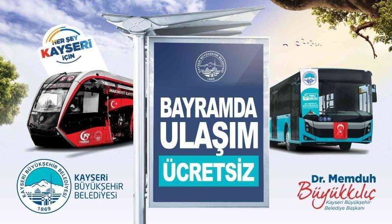 Bayramda 4 gün ulaşım ücretsiz
