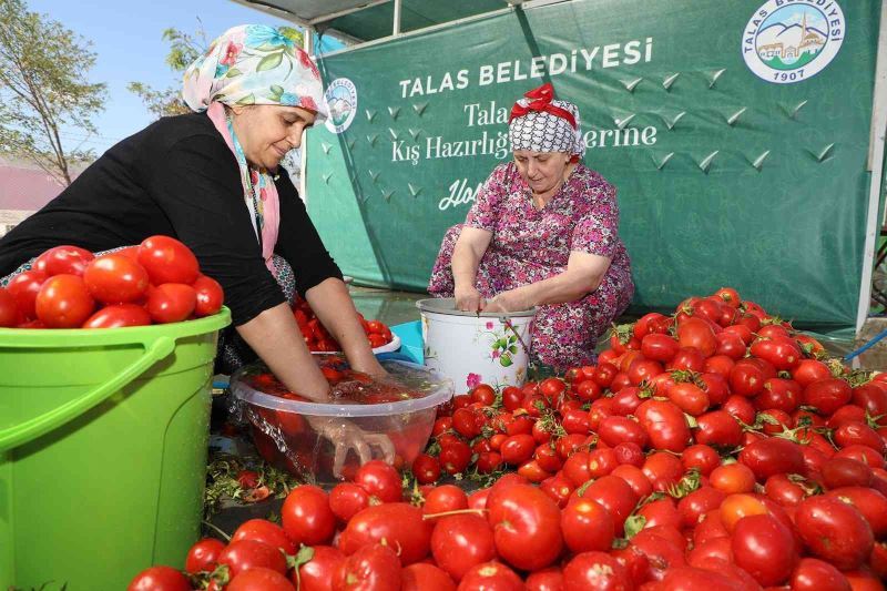 Talas’ta kış hazırlıkları son gününde de dolu dolu geçti
