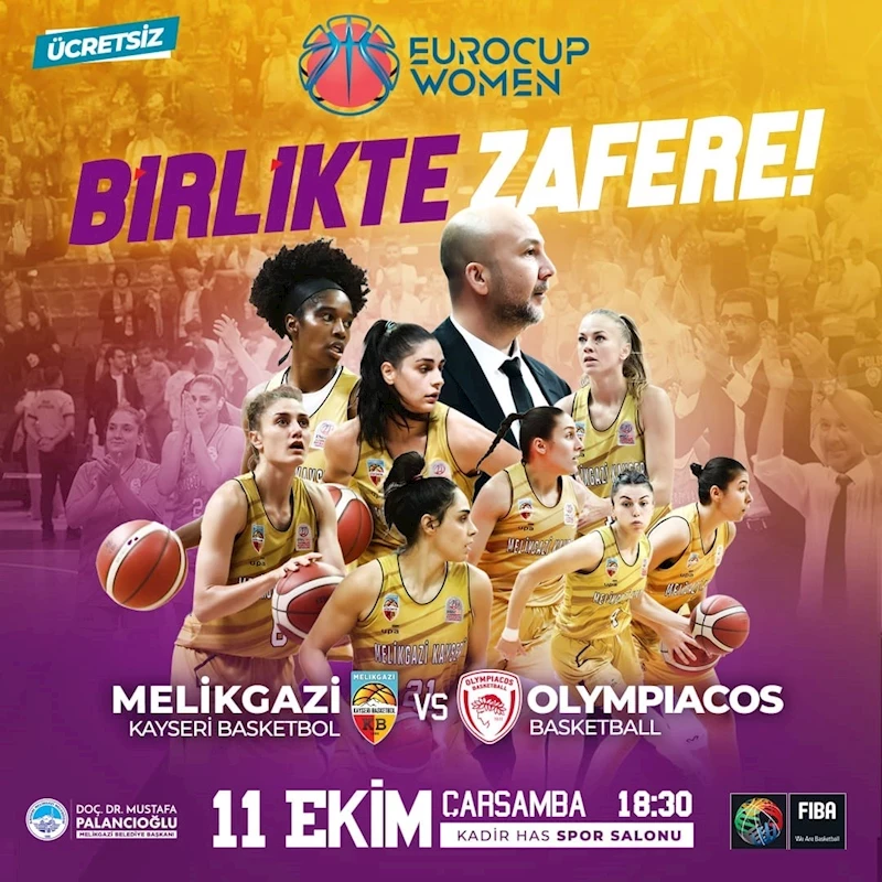 Melikgazi’den Euro Cup Women’in İlk Maçına Davet
