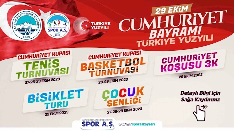 Büyükşehirde cumhuriyet coşkuyla kutlanıyor
