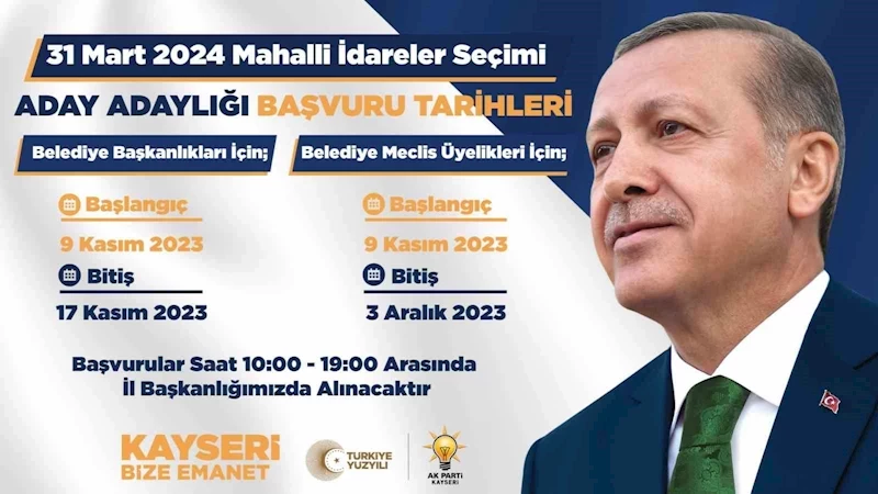 AK Parti Kayseri’de yerel seçim mesaisi başladı
