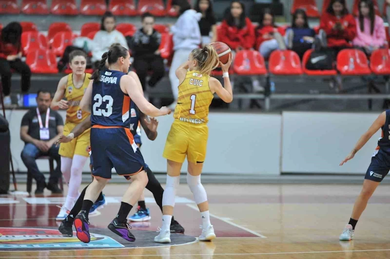 TKBL: Melikgazi Kayseri Basketbol:52 - ÇBK Mersin: 80
