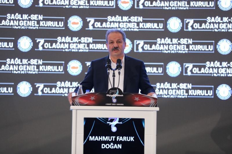 Mahmut Faruk Doğan Sağlık-Sen’in genel başkanı oldu
