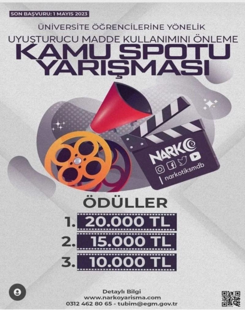 Narkotikten Ödüllü Kamu Spotu Yarışması
