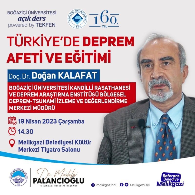 Melikgazi’de deprem seminerleri devam ediyor
