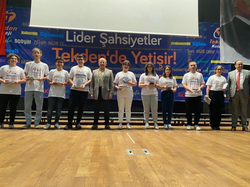 Tekden Fen ve Anadolu Lisesi’nde MSÜ’de üstün başarı
