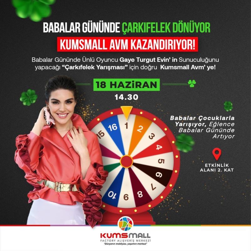 KUMSMALL’dan Babalar Günü’ne Özel Çarkıfelek
