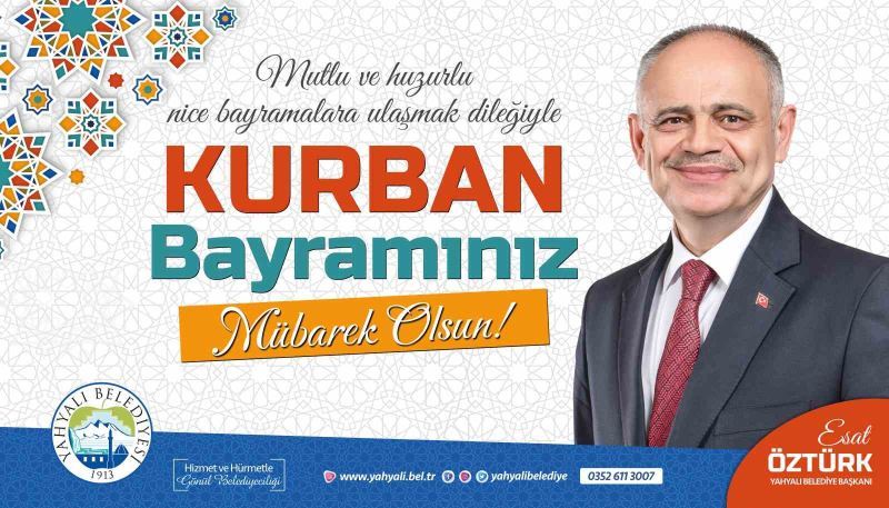 Öztürk: “Toplumsal yardımlaşma ve dayanışma duygularının zirveye ulaştıran bir Kurban Bayramına daha ulaşmanın mutluluğu içindeyiz”
