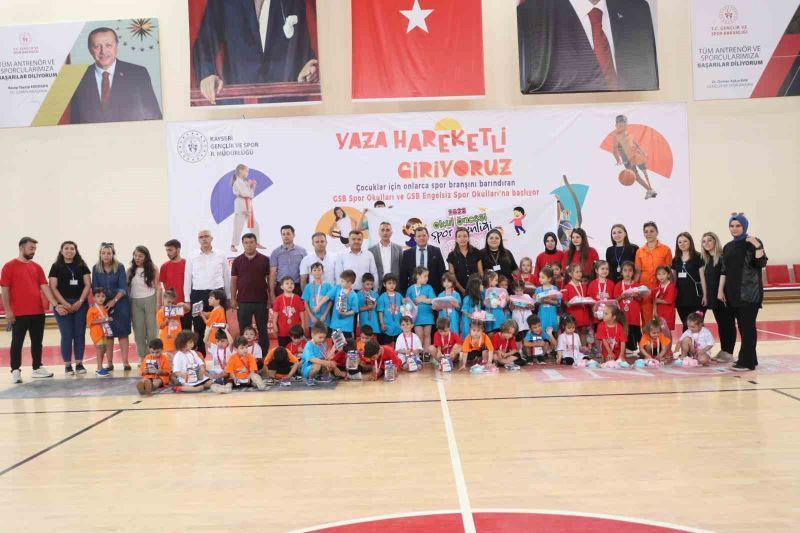 Kayseri’de Yaz Spor Okulları’nın açılışı yapıldı
