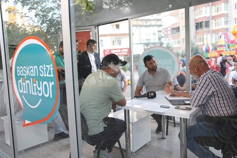 Başkan Çolakbayrakdar; “Her zaman olduğu gibi vatandaşlarımızla iç içeyiz”
