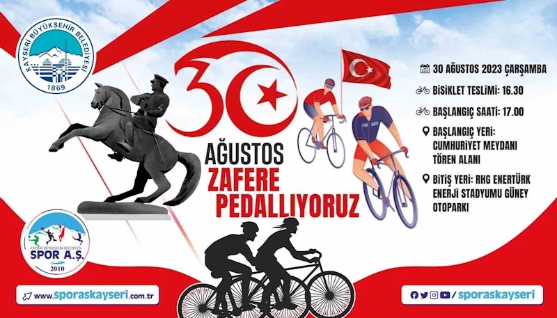 30 Ağustos için ‘Zafere Pedallıyoruz’ etkinliği düzenlenecek
