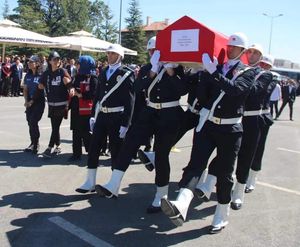 Şehit polis Akpınar için tören düzenlendi