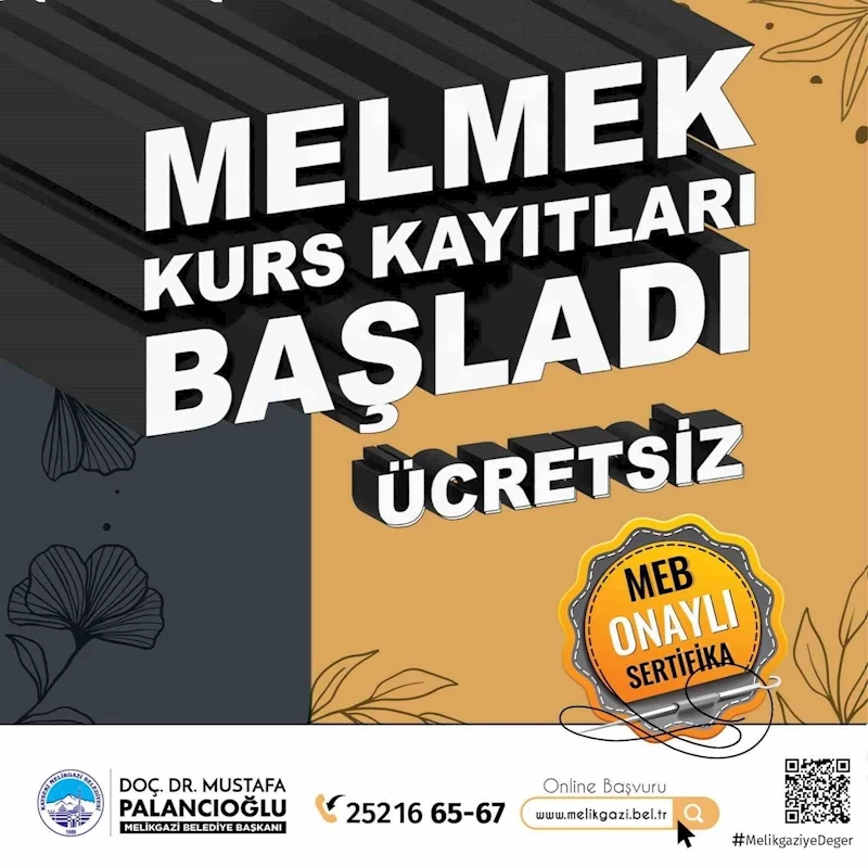 MELMEK kurs kayıtları başladı
