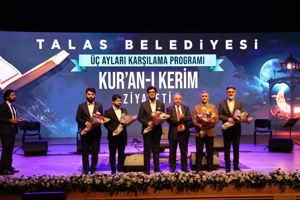 Talas, üç ayları muhteşem Kuran ziyafeti ile karşıladı