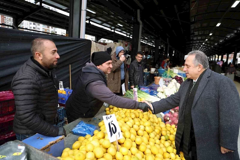 Başkan Yalçın’a ilgi yoğun
