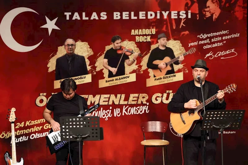 Talas’ta Öğretmenler Günü’ne özel konser ve söyleşi
