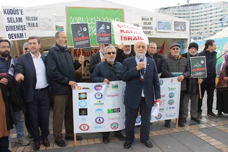 Gönüllü Kültür Kuruluşları’ndan 4 aydır devam eden İsrail saldırılarına tepki
