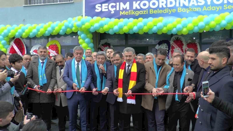 Sedat Kılınç Seçim Koordinasyon Merkezi açıldı
