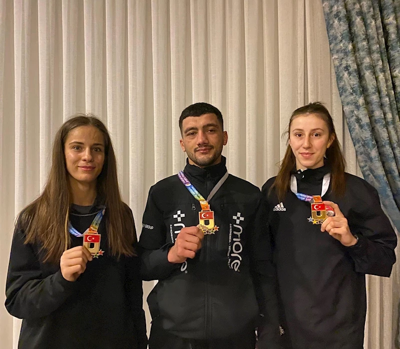 Erciyes Üniversitesi Kick Boks sporcuları 3 altın madalya kazandı
