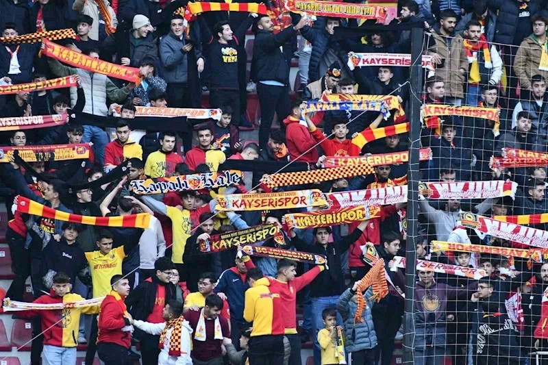 Kayserispor 92 bin taraftarın desteğini aldı
