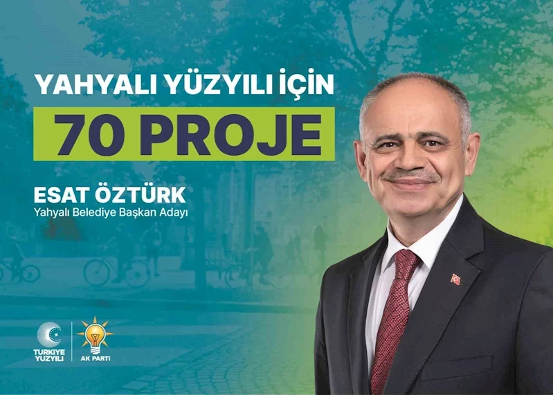 Esat Öztürk’ten büyük vizyon: 70 yeni proje ile ilçemize değer katmaya devam edeceğiz
