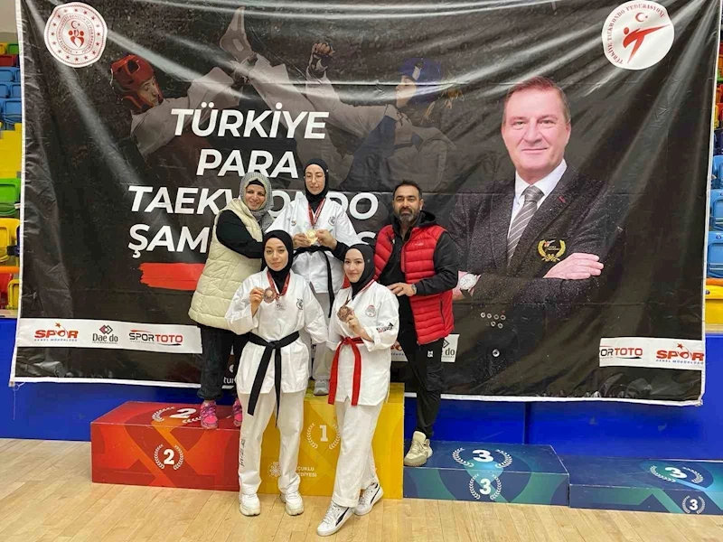 TaeKwonDo Şampiyonası’nda Kayserili sporculardan 3 madalya
