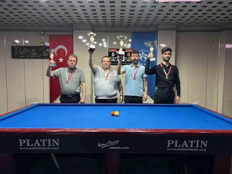 Kayseri 3 Bant Bilardo İl Birinciliği yapıldı
