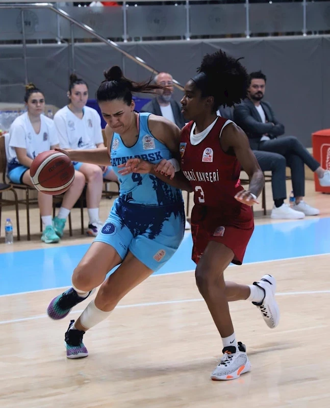 TKBL: Hatay Büyükşehir Belediyespor: 81 - Melikgazi Kayseri Basketbol: 143
