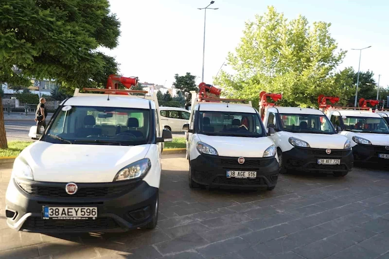 Melikgazi Belediyesi’nden ilaçlama çalışması
