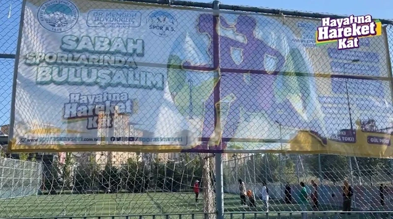 Kadınlara özel sabah sporuna yoğun ilgi
