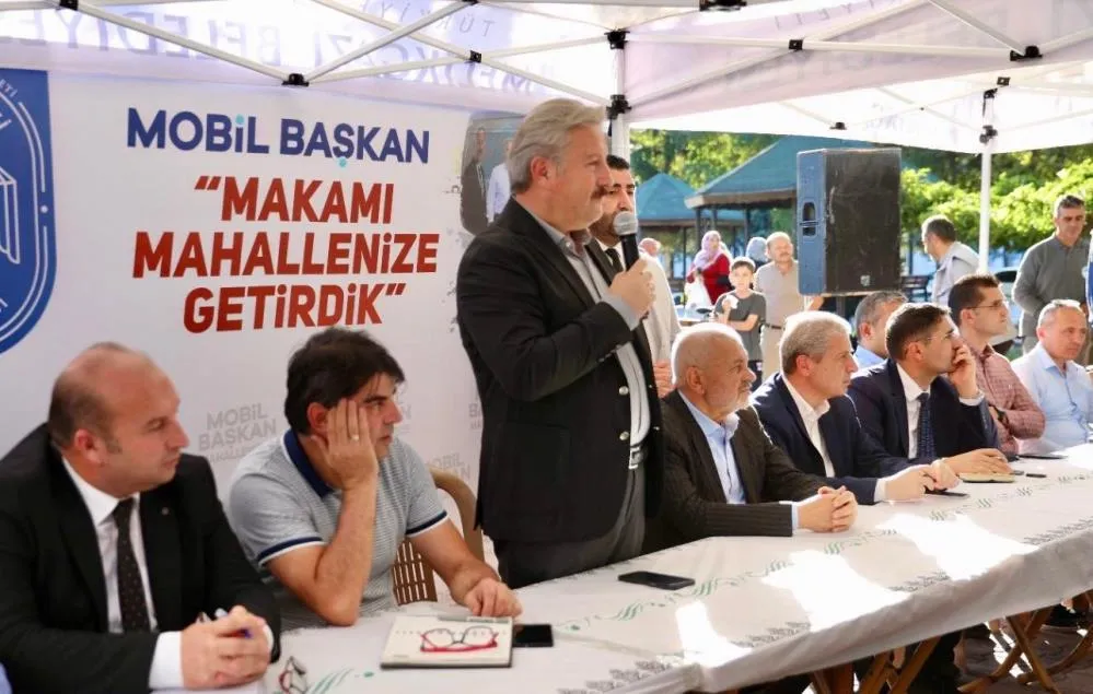 ’Mobil Başkan’ Osmanlı’ya müjdelerle gitti