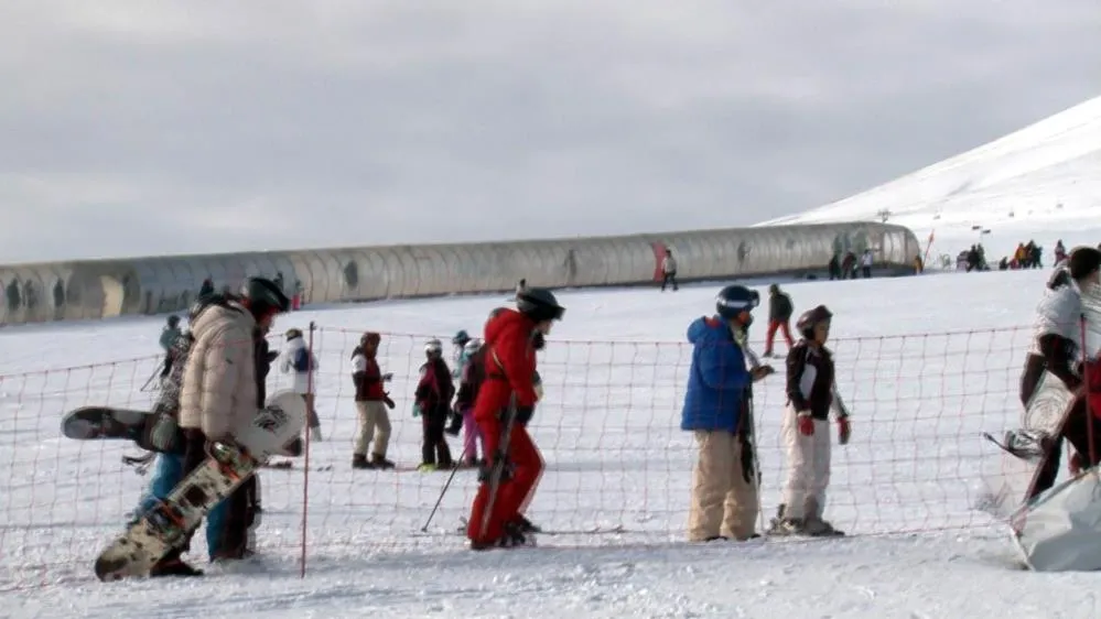 Erciyes hafta sonu yine ilgi odağı oldu