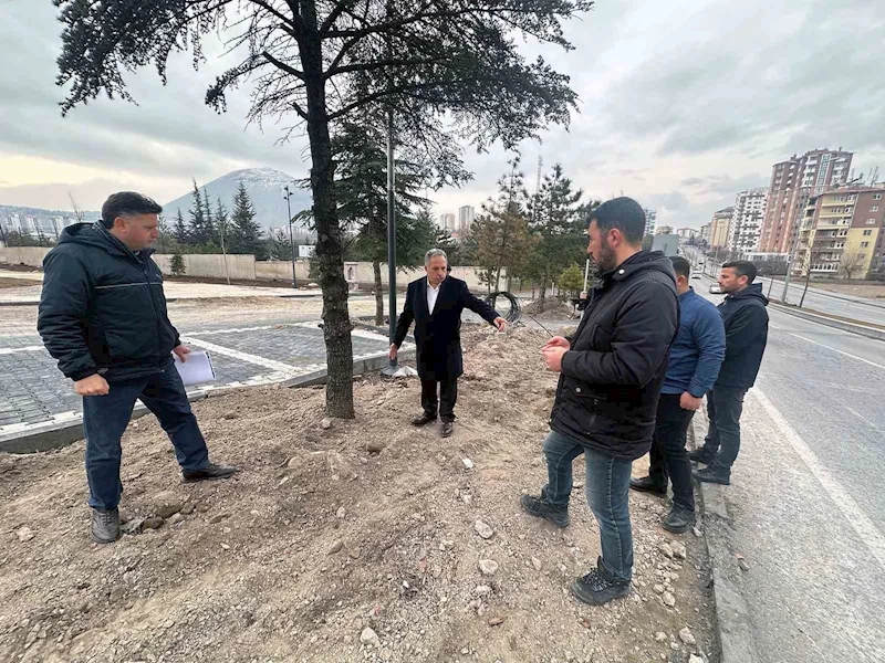 Talas Millet Bahçesi kış soğuk demeden ilerliyor
