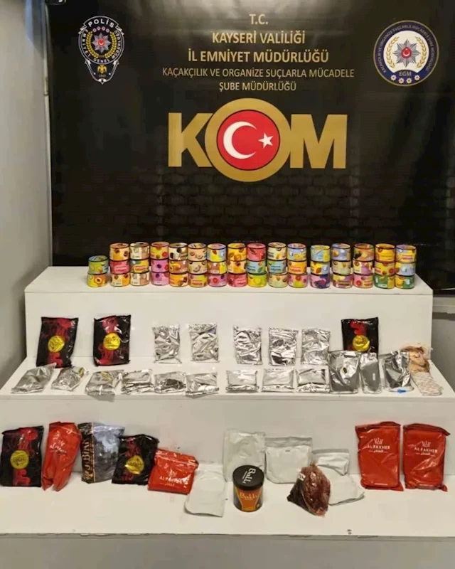 31 kilo kaçak nargile tütünü ele geçirildi
