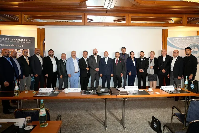 Avrupa’daki Kayserili iş dünyası yatırım vizyonunda buluştu
