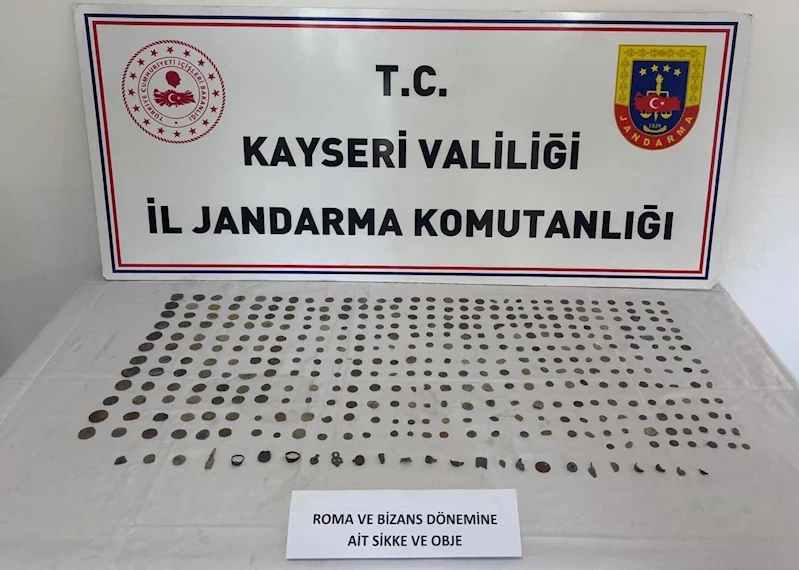 Kayseri’de tarihi eser operasyonu
