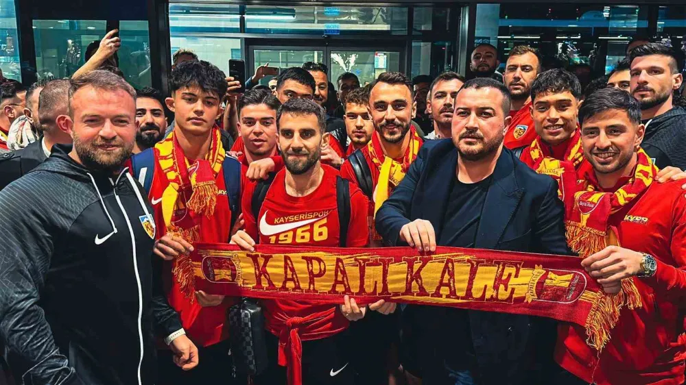 Kayserispor’a coşkulu karşılama