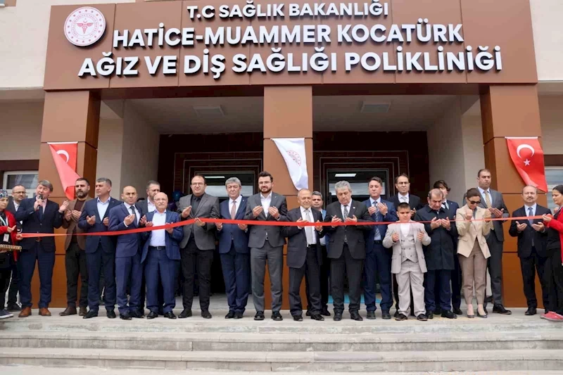 Hatice Muammer Kocatürk Ağız ve Diş Sağlığı Polikliniği hizmete açıldı
