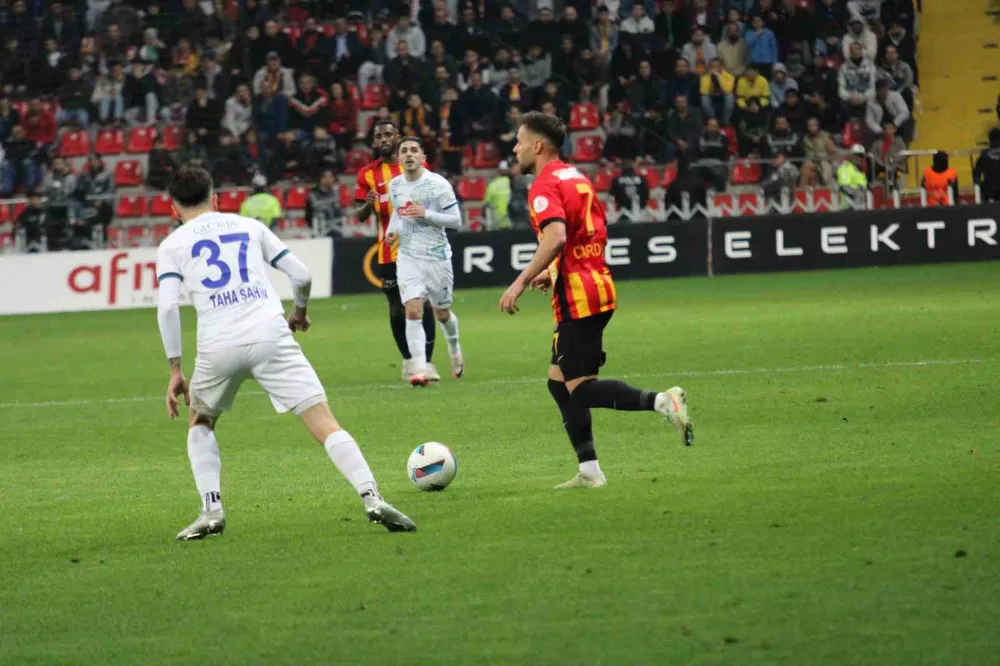 Süper Lig: Kayserispor: 1 - Çaykur Rizespor: 0 (Maç Sonucu)