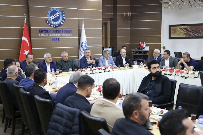 KAYSO’da İstişare Toplantısı ve Üyelik Belgesi Takdim Töreni gerçekleştirildi
