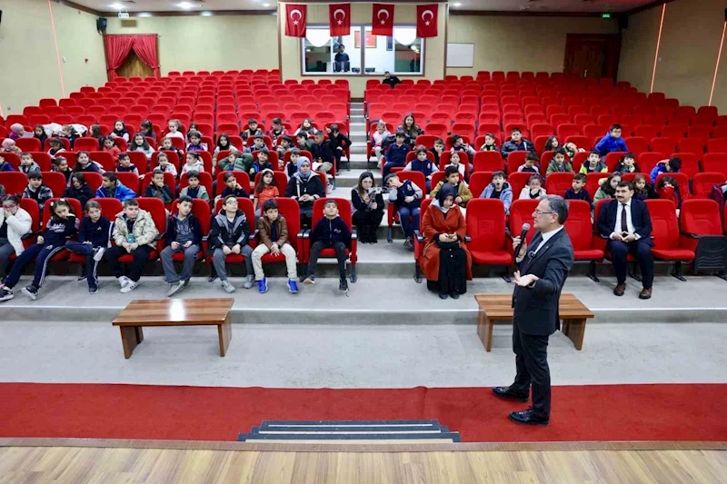 Miniklerden Başkan Özdoğan’a anlamlı ziyaret
