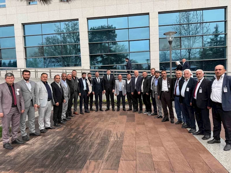 Baki Ersoy, İncesu muhtarları ile bir araya geldi
