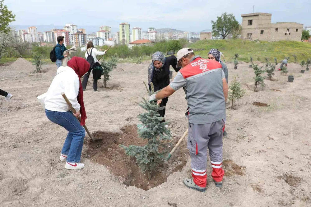 Melikgazi’nin yeşil dokusu güçleniyor