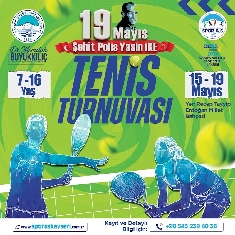 Spor A.Ş.’den 19 Mayıs’a özel tenis turnuvası
